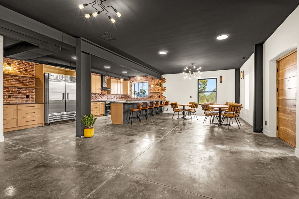 Kitchen/Louge area in the Modern Workshop.